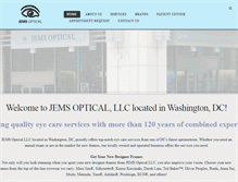 Tablet Screenshot of jemsoptical.com